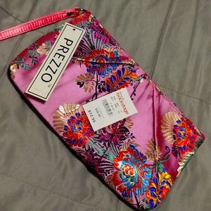 Satin Brocade Clutch